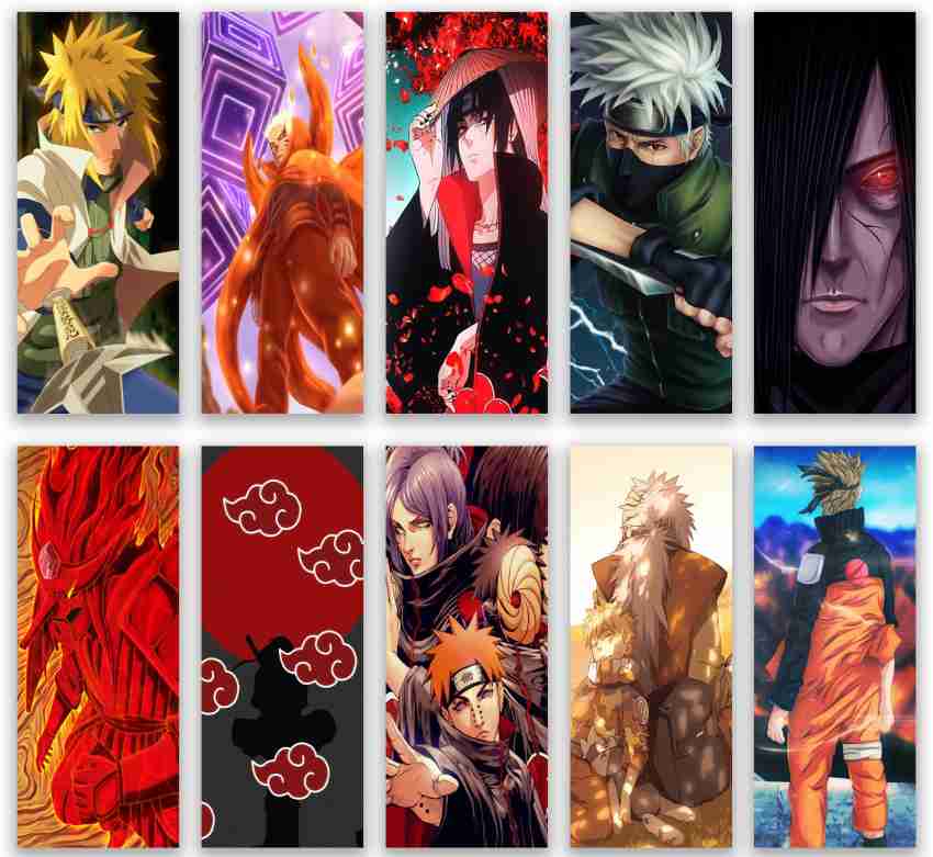 Set of 20 naruto wall poster anime posters ( Size_12x4.5 inch, 300 GSM  Poster) Paper Print - Animation & Cartoons posters in India - Buy art,  film, design, movie, music, nature and educational paintings/wallpapers at