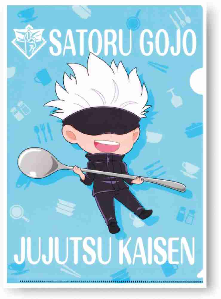 SET OF 4 ANIME POSTERGOJO SATORU JUJUTSU KAISEN Wall Poster For Home And  Office With Frame, (12.6*9.6) Photographic Paper - Minimal Art, Decorative,  Abstract, Nature, Pop Art, Abstract, Minimal Art, Animation 