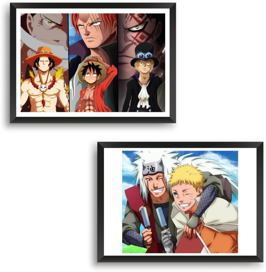 NARUTO ANIME WALL POSTER, PACK OF 18 wall collage kit, ANIME WALL COLLAGE6  * 4 inches, Naruto Uzumaki, Sasuke Uchiha