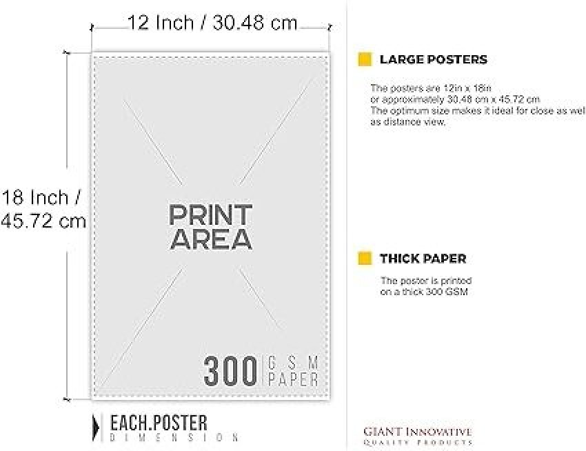 12 x 18 Paper Size Dimensions