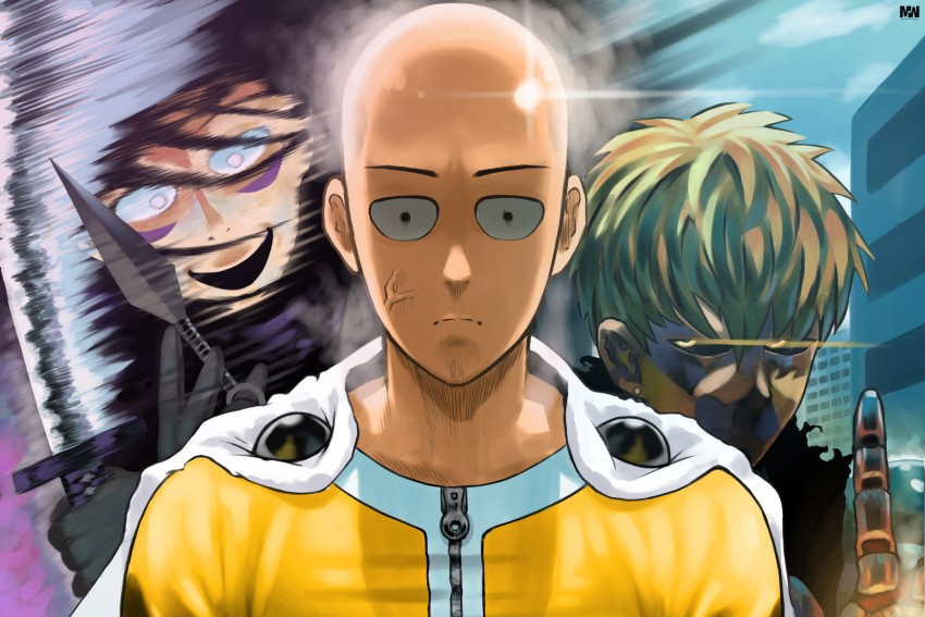 Anime One-Punch Man Saitama (One-Punch Man) Wallpaper