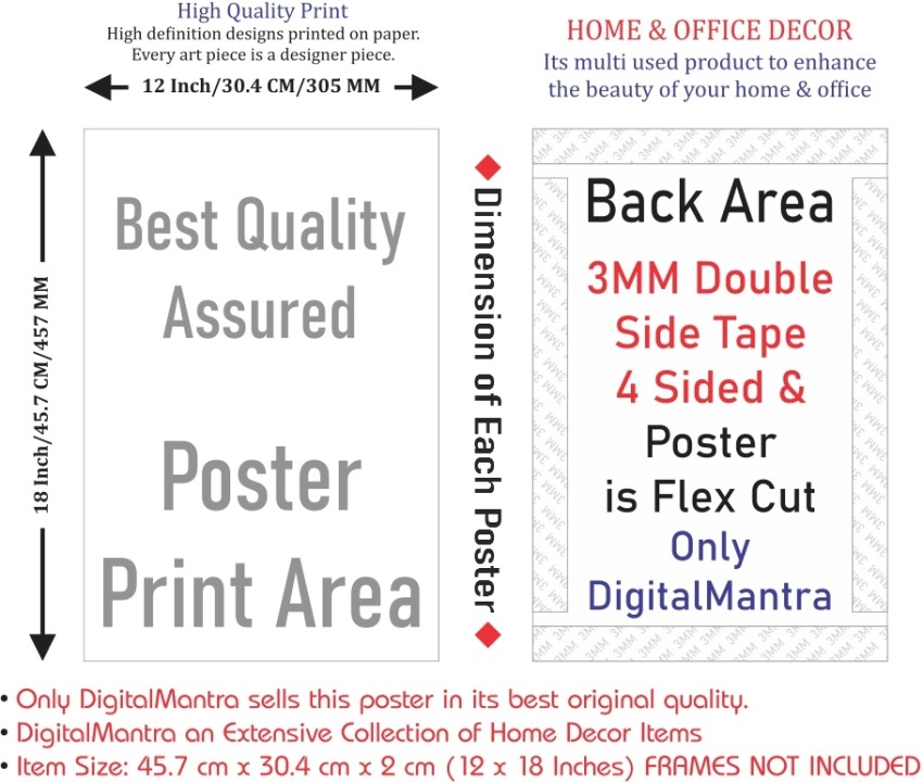 12 x 18 Paper Size Dimensions