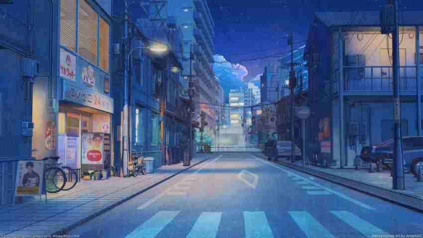 Premium Photo  Tokyo city by night anime and manga drawing illustration  city views