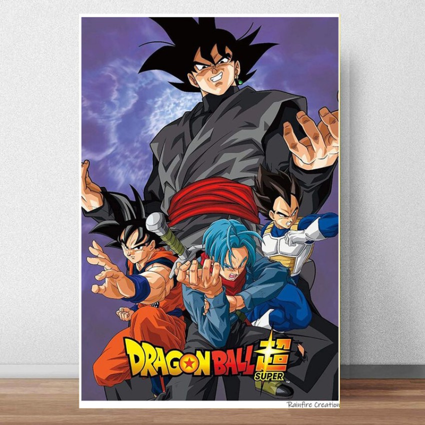 Dragon Ball Z Anime Poster, Anime Poster for Gaming Room ,Dragon Ball Self  Adhesive Anime Poster, Animation Poster, Laminated Anime Poster[24X36] 3D  Poster - Animation & Cartoons posters in India - Buy