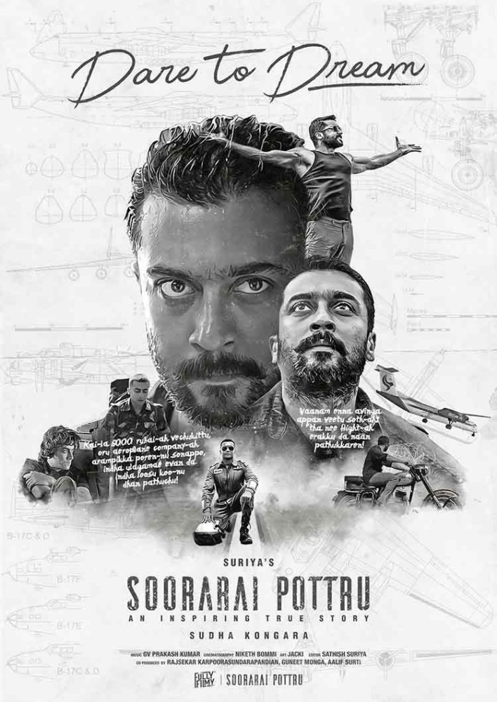 Soorarai Pottru Movie Review Suriya Gives A Characteristically Fanciful  Flight To Sudha Kongaras 10YearWorth Of Superluminal Vision