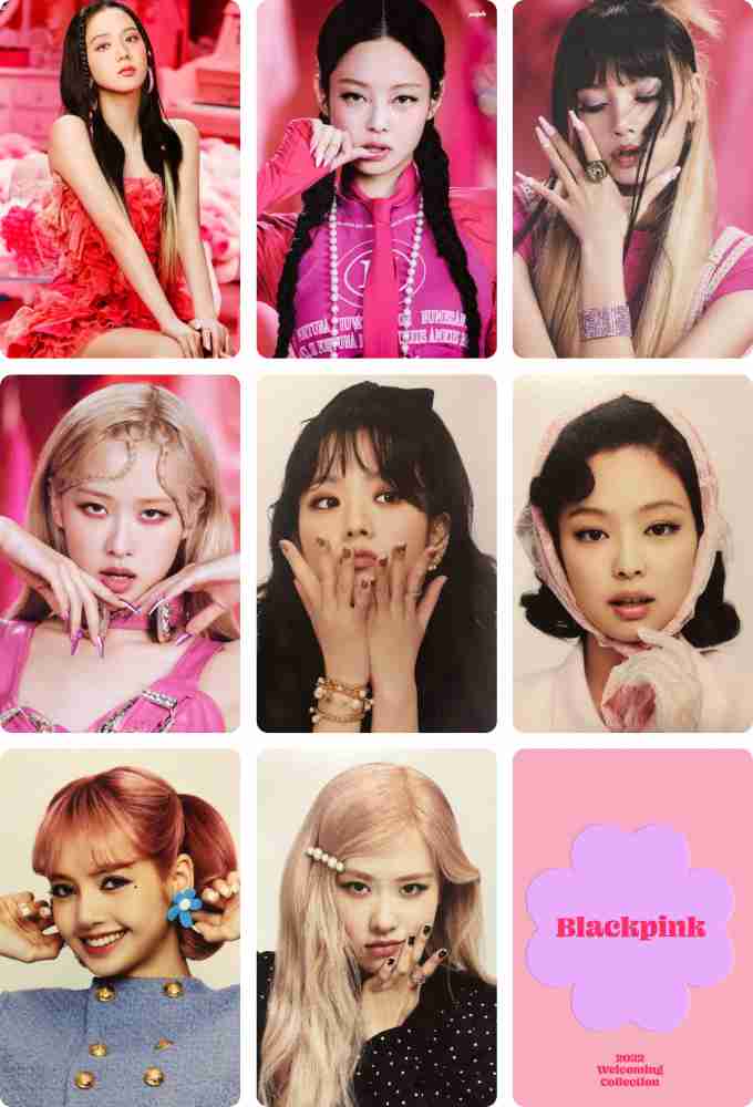 Blackpink welcoming collection and bornpink photocards Photographic Paper -  BLACKPINK posters - Decorative posters in India - Buy art, film, design,  movie, music, nature and educational paintings/wallpapers at