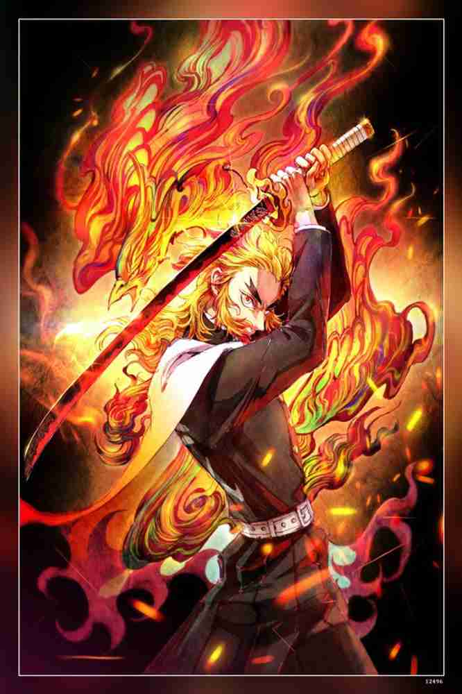 Rengoku Hashira Kyojuro Rengoku Demon Slayer Kimetsu No Yaiba Matte Finish  Poster Paper Print - Animation & Cartoons posters in India - Buy art, film,  design, movie, music, nature and educational paintings/wallpapers