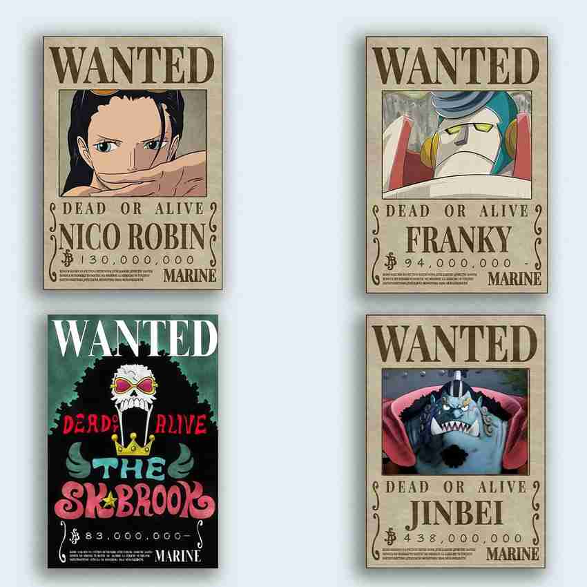 Straw Hat Pirates Wanted Posters