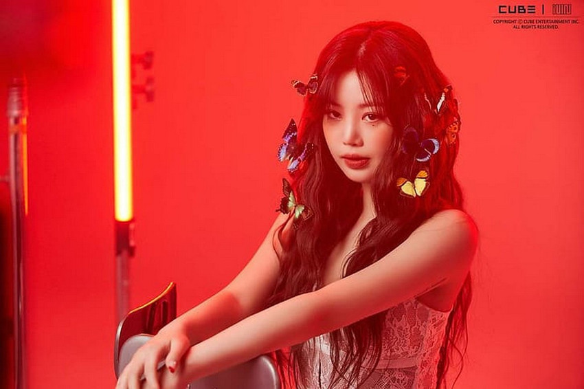 g i dle k pop seo soojin wallpaper Paper Print - Music posters in India -  Buy art, film, design, movie, music, nature and educational  paintings/wallpapers at Flipkart.com