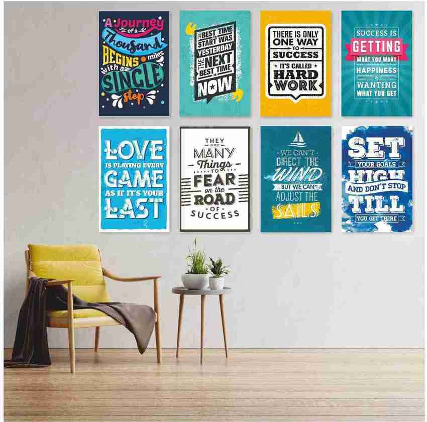 Motivational Poster Quotes Wall Design For Bed Room Drawing Room