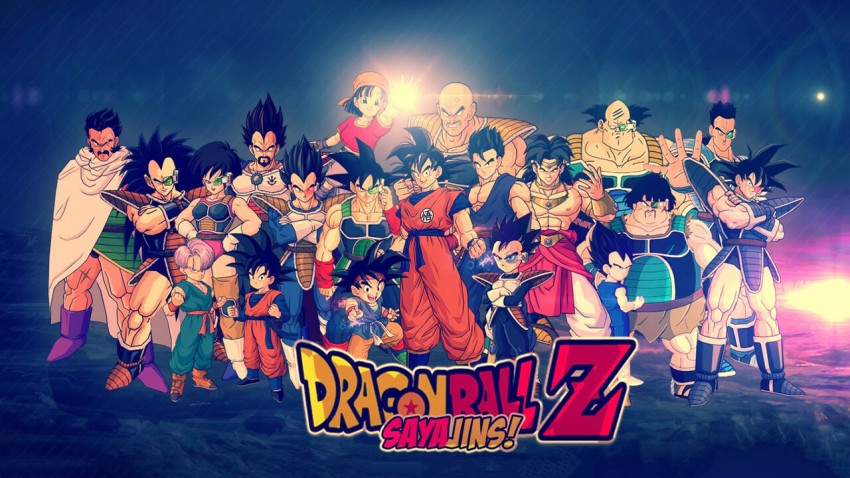 Dragon Ball Z Poster Goku Trunks and Vegeta 12in x 18in Free Shipping