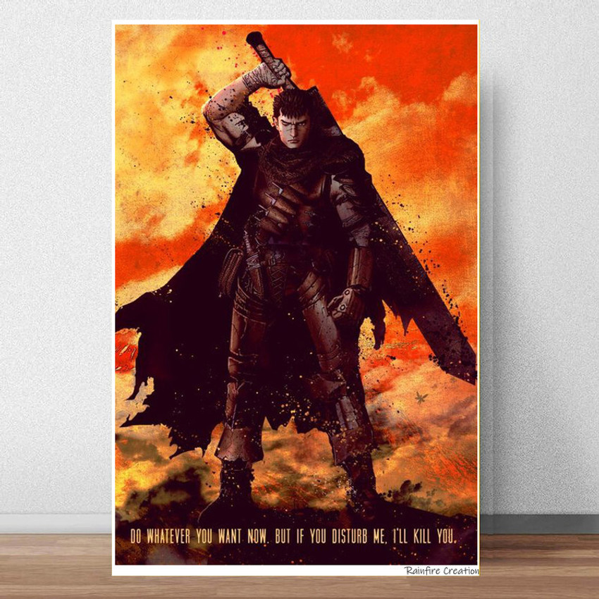 Update on the poster I got made : r/Berserk