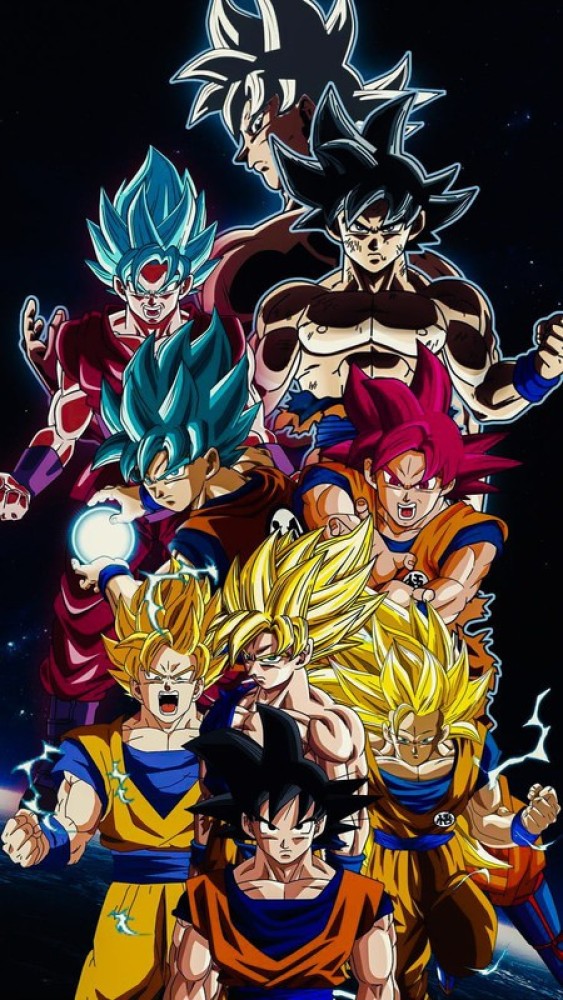 Goku Dragon Ball Z Hd Matte Finish Poster Paper Print - Animation