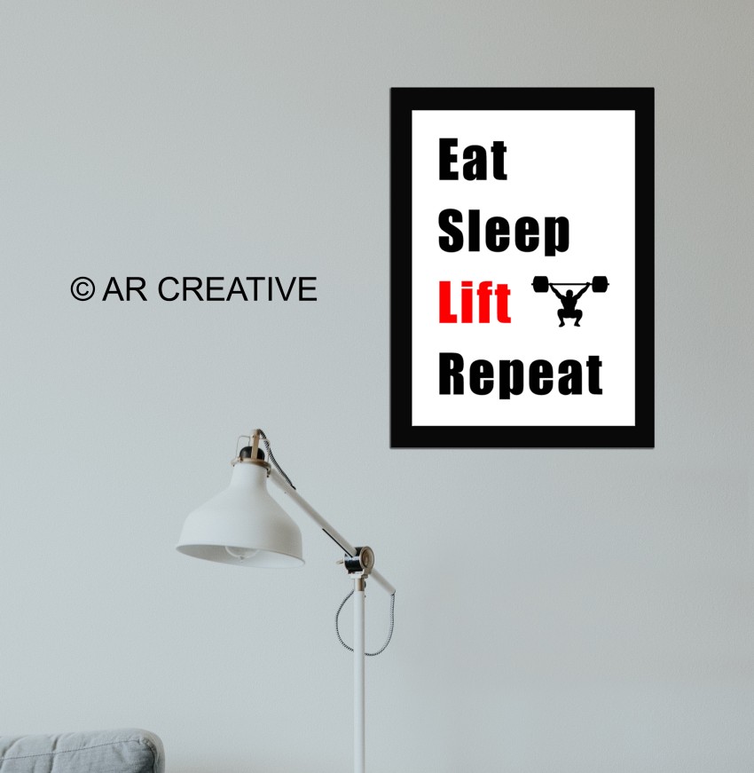 EAT SLEEP GYM REPEAT! - Frame