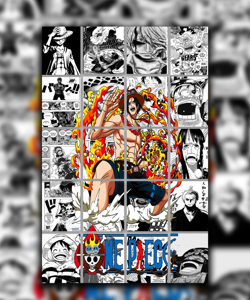VEENSHI set of 20 attack on titan manga pages wall poster | A4 size  (11.9x8.3 inch) 300 GSM Poster