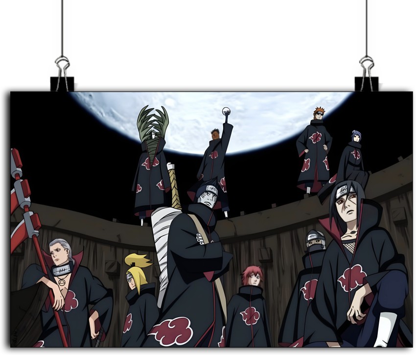 Logo Naruto 3d, Logo Akatsuki, Naruto Banner, Akatsuki Flag