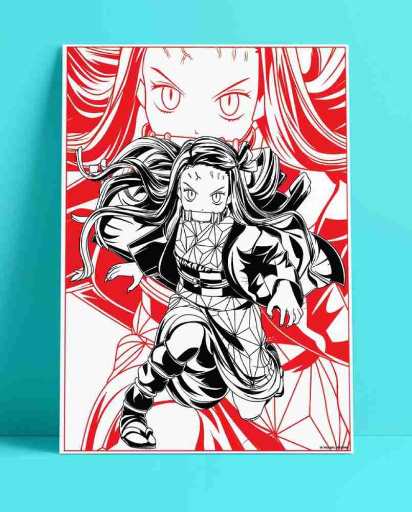 YAA - Demon Slayer : Nezuko Kamado New Premium Design Anime Poster 08 (12  inch x 18 inch) Paper Print - Animation & Cartoons posters in India - Buy  art, film, design,