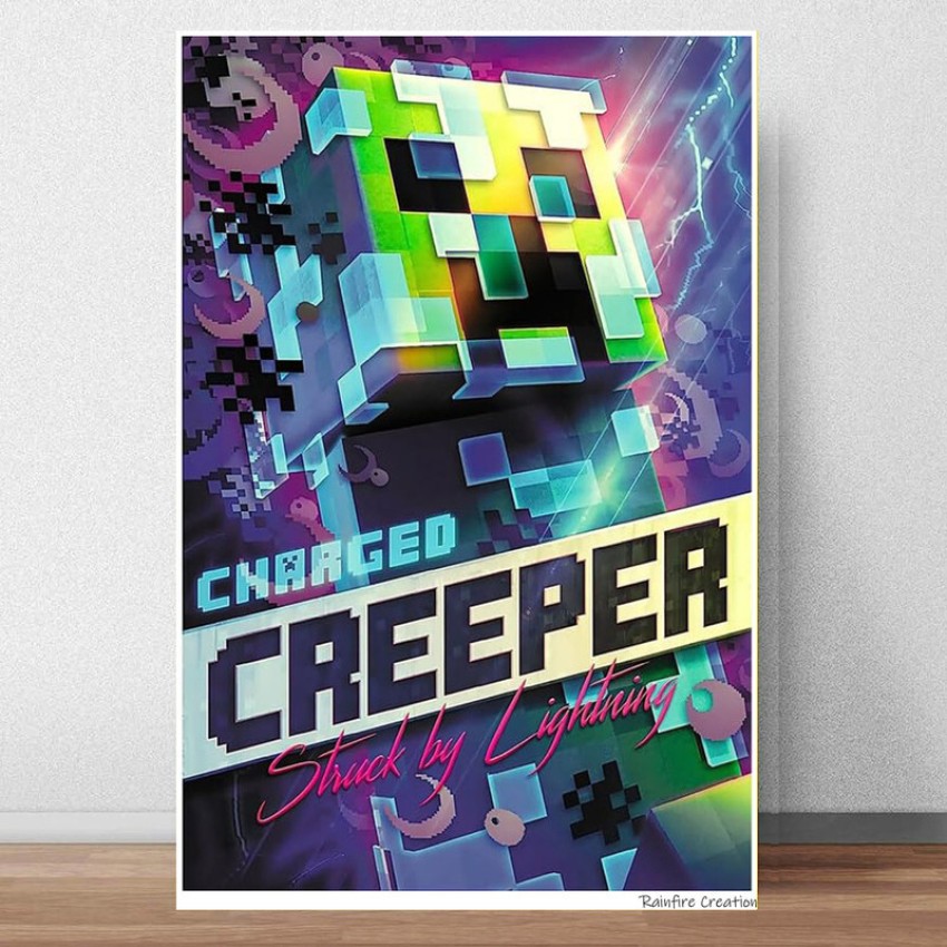 Minecraft Gaming Poster for Home Office and Student Room Wall