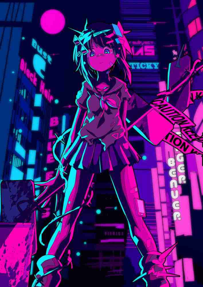 anime girls art background.  Aesthetic anime, Anime girl, Dark