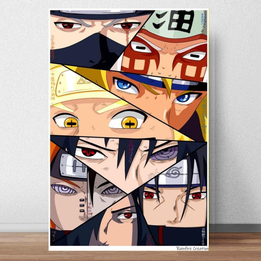 Anime Naruto Shippuden Characters Manga Poster