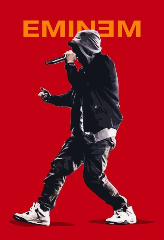 FatCat Wall Graphics Eminem (Mugshot) Poster Frameless Gift 12 x
