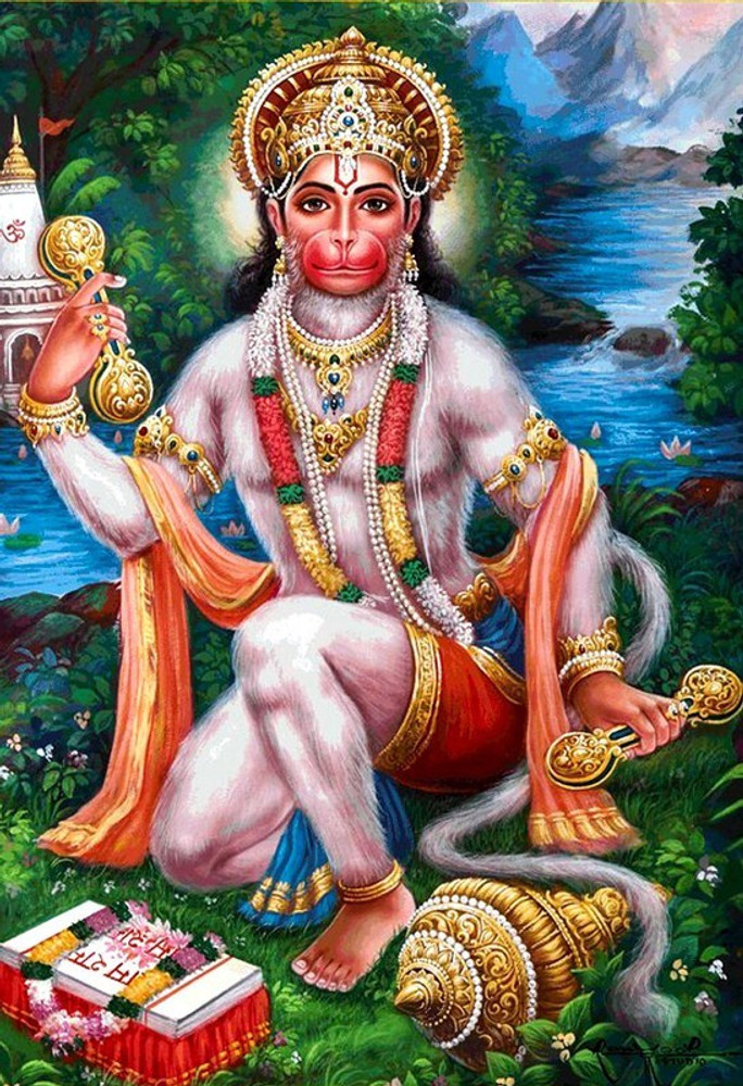 Poster Hanuman Ji Classic Photo sl-12986 (Wall Poster, 13x19 Inches, Matte Paper, Multicolor) Fine Art Print - Art & Paintings posters in India - Buy art, film, design, movie, music, nature and