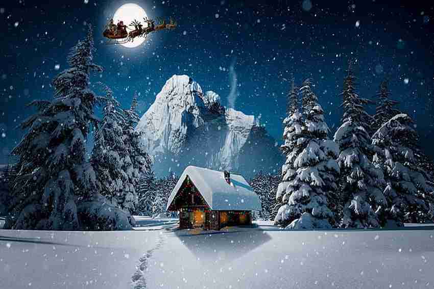 christmas winter Poster, Wallpaper Paper Print - Religious posters ...