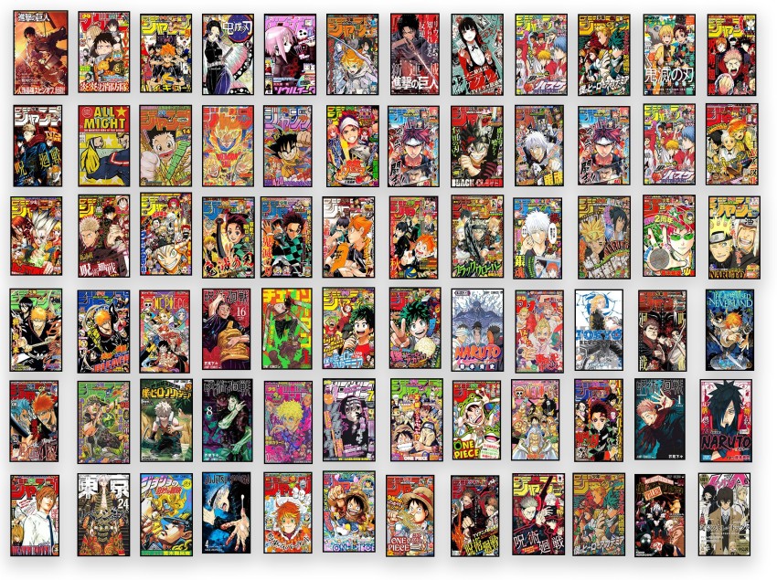 set of 90 mix anime wall poster for room poster of different anime (  size_6x4 inch,300 GSM) Paper Print - Animation & Cartoons posters in India  - Buy art, film, design, movie