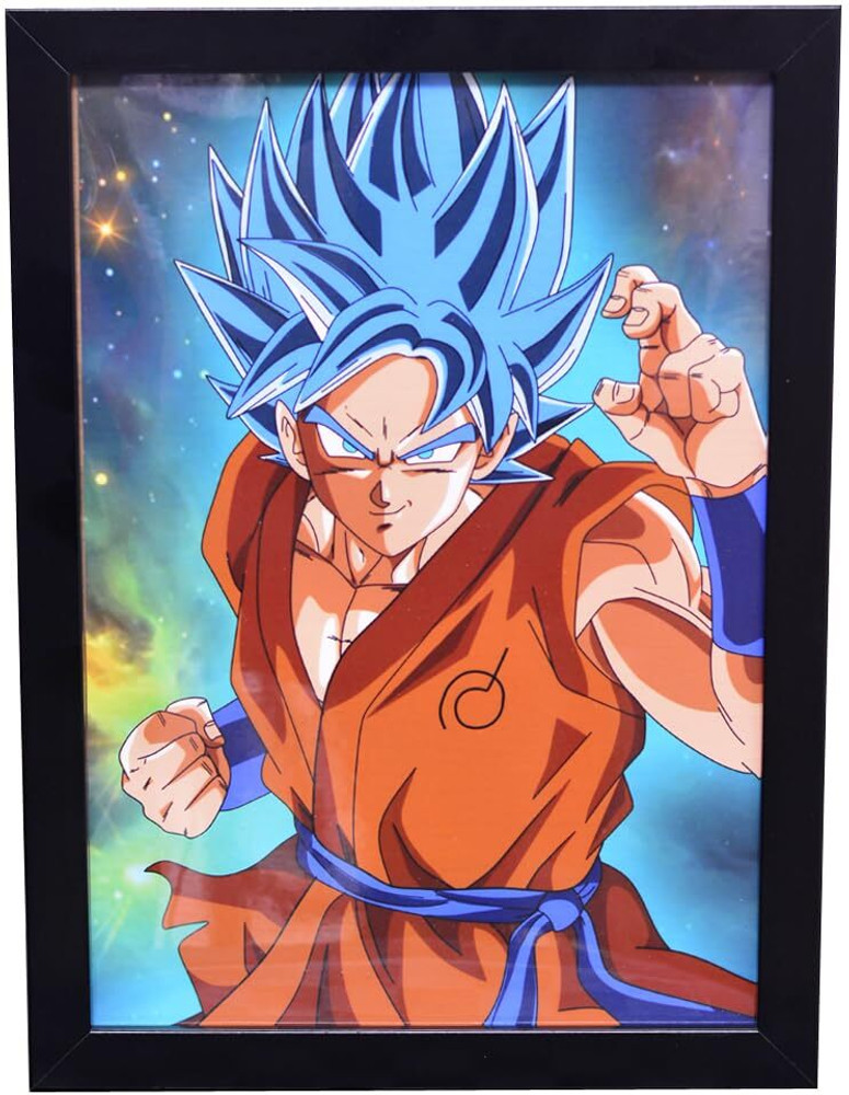 Wall Art Painting For Home Wall Photo Frame For Decoration Dragon Ball Z GOKU Canvas Art Decorative Decorative posters in India Buy art film design movie music nature and educational