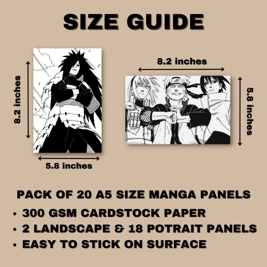 Quadro Decorativo Poster Anime Naruto Classico serie mangá Emoldurado  30x42cm no Shoptime