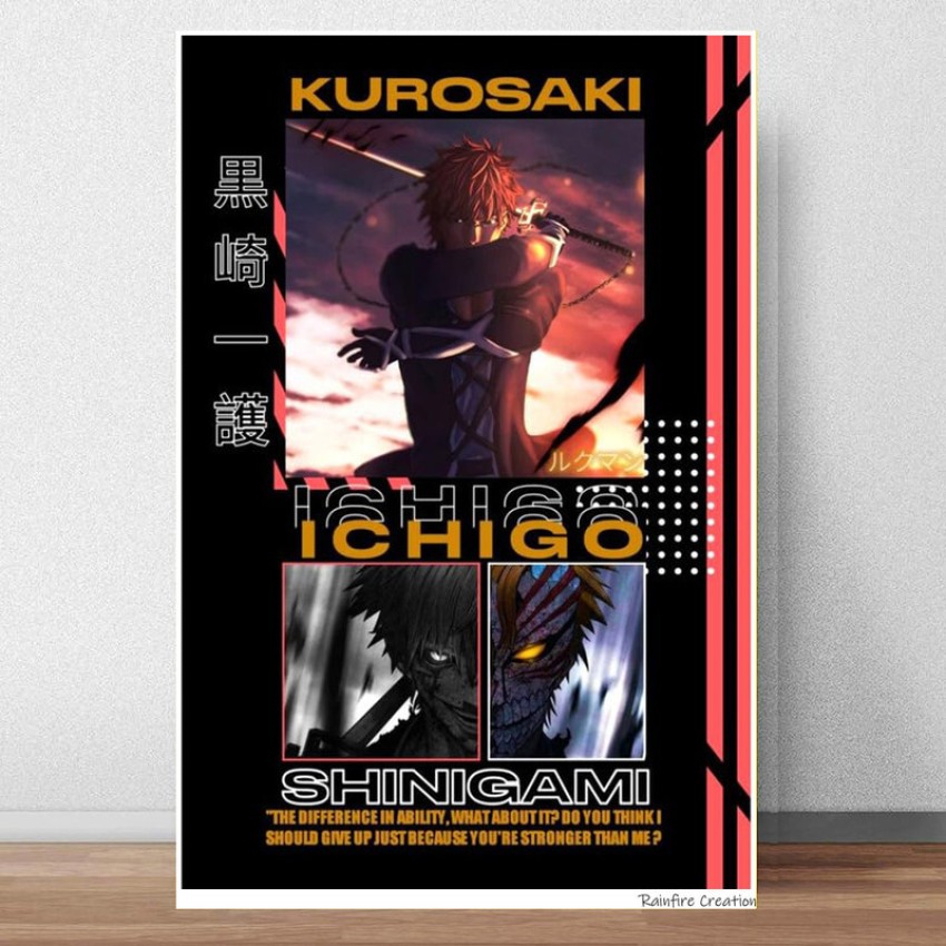 Bleach Anime Poster for Home Office and Student Room Wall Decor