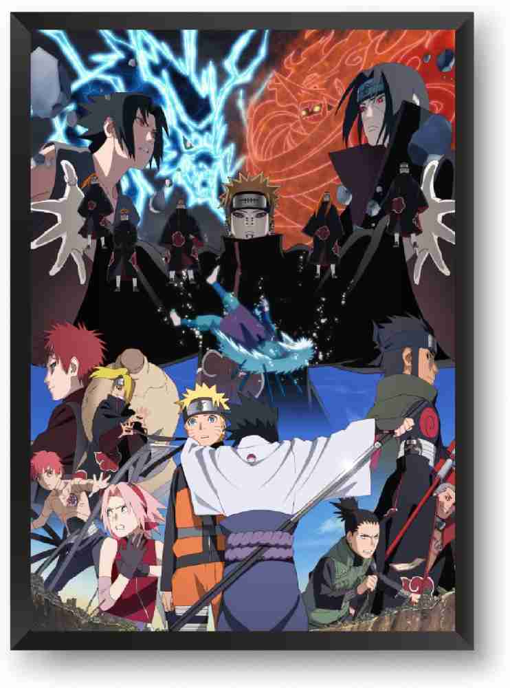 ANIME POSTERS - BLUE LOCK, NARUTO, MAKIMA(HIGH QUALITY A4 SIZE 210 GSM  POSTERS FOR HOME AND OFFICE)SET OF 3 Photographic Paper - Decorative,  Animation & Cartoons posters in India - Buy art