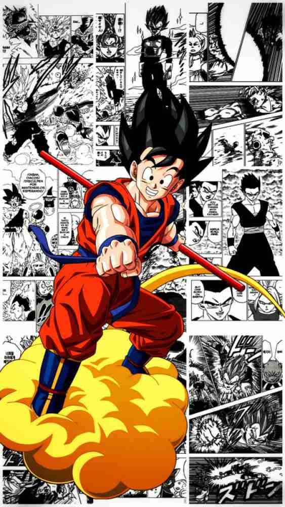 Goku Dragon Ball Z Hd Matte Finish Poster Paper Print - Animation