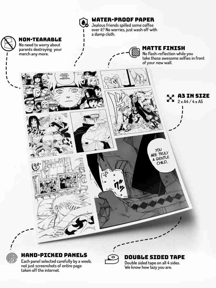 Naruto Anime Shinobi Manga Panel 19 Waterproof Non-tearable Wall Posters  125 Micron sheet Size A3 Paper Print - Comics posters in India - Buy art,  film, design, movie, music, nature and educational