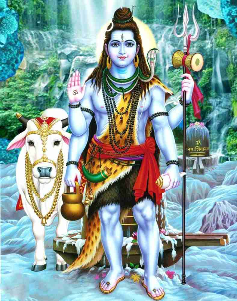 Shiv Ji Poster on 300gsm Photogenic US Imported Paper With Gloss
