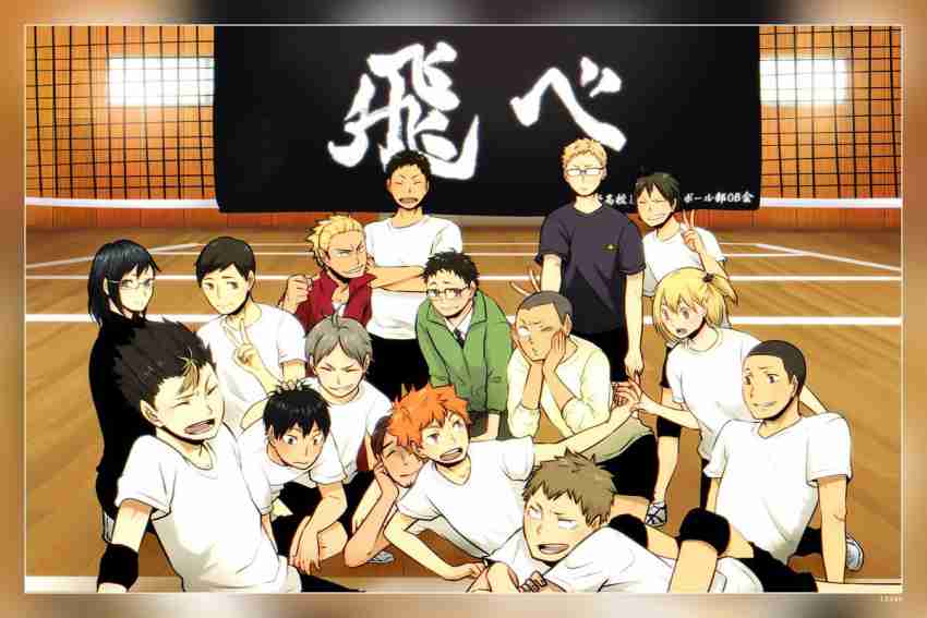  Haikyuu Anime Poster and Prints Unframed Wall Art