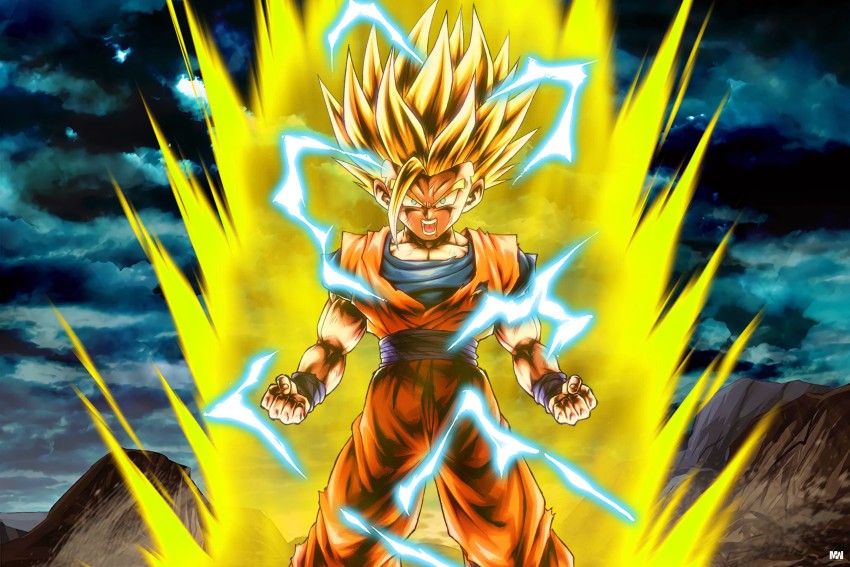 Goku super Saiyan 2  Goku, Dragon ball z, Dragon ball art