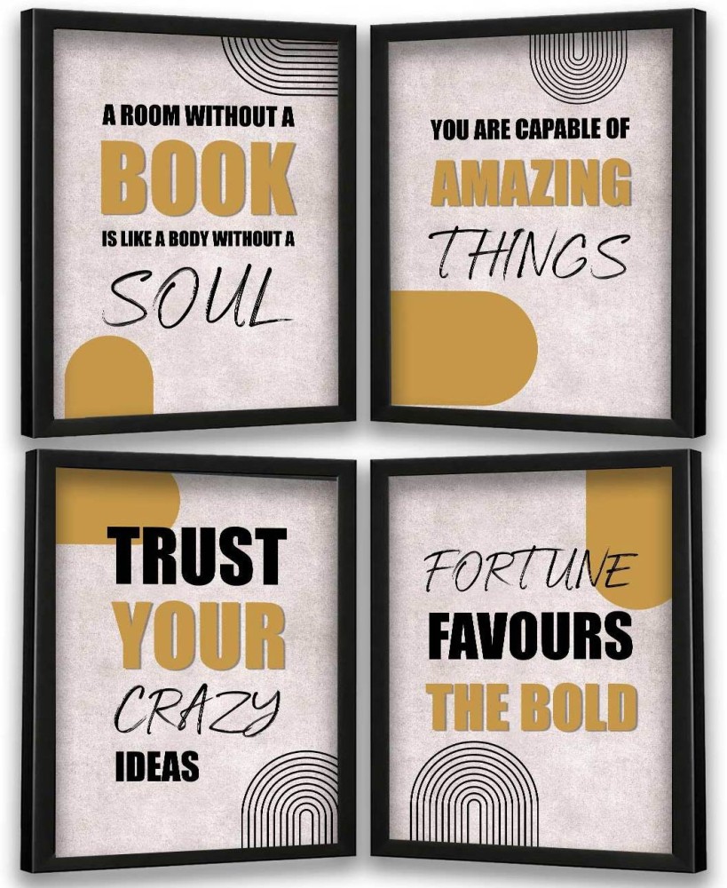 Motivational Thoughts Wall Frame for Home and Office Wall Decor ...