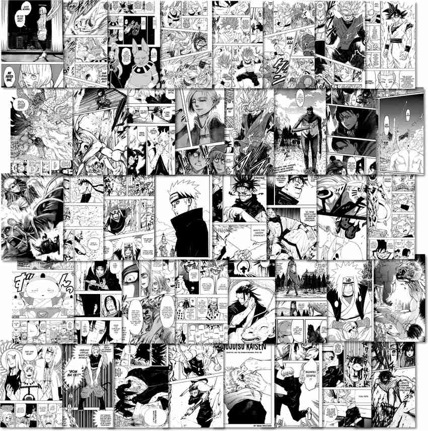 Buy CLICKEDIN Set of 40 Mix Amine manga style collages Poster for walls 300  GSM thick paper A4 Size (7x10 inch) anime wall posters High-Quality Printed  Special Moments Poster Paper Print Online