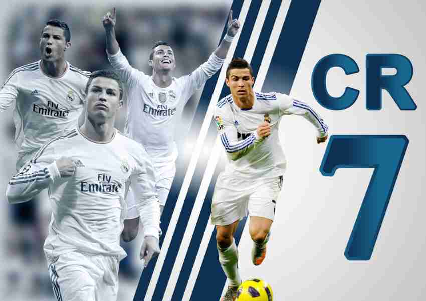 Poster Cristiano Ronaldo Real Madrid sl1218 (Plastic Large Wall Poster,  36x24 Inches, Multicolor) Fine Art Print - Sports posters in India - Buy  art, film, design, movie, music, nature and educational paintings/wallpapers