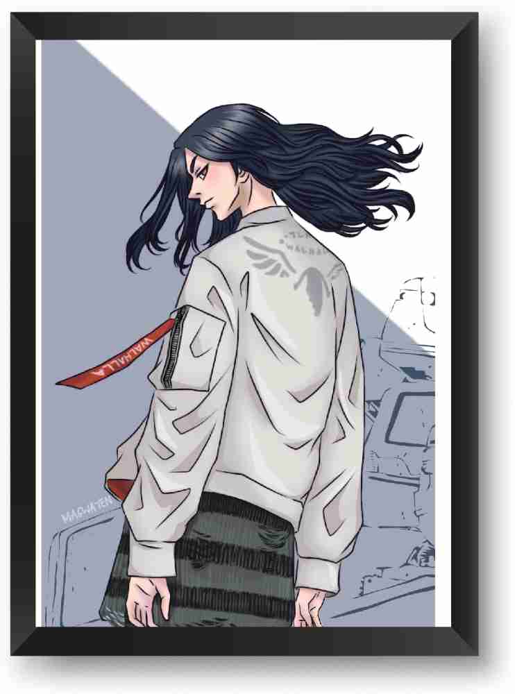 ANIME POSTER FRAME - TOKYO REVENGERS MANGA PANEL - Black Framed