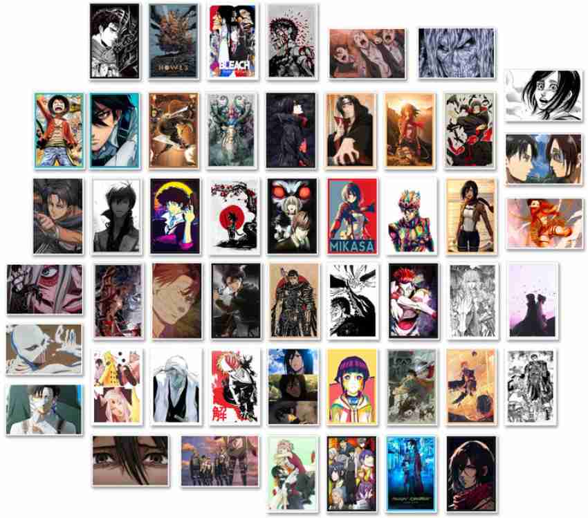 Anime Room Decor Aesthetic Pictures Wall Collage Kit 50pcs (z)