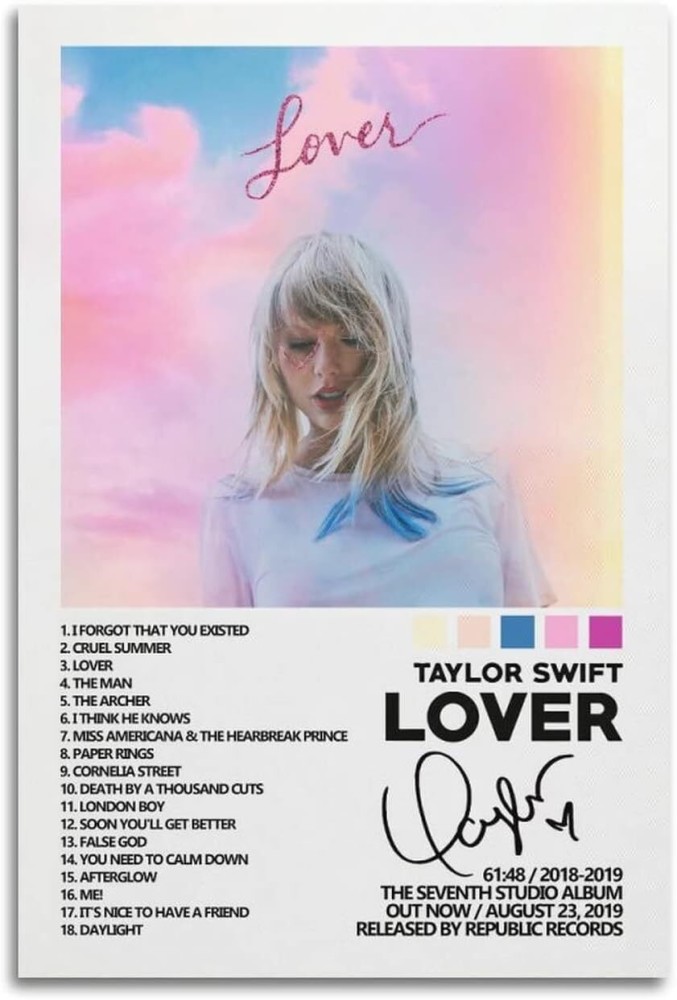 Taylor Swift Poster for Home Office and Student Room Wall Decor