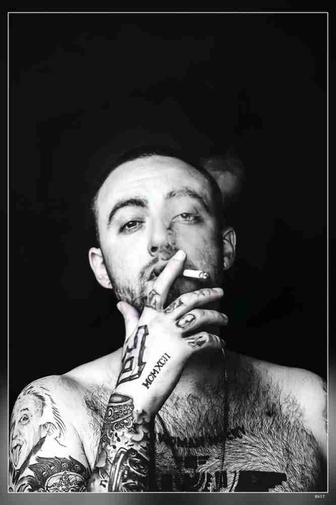 Mac Miller Tattoo Music Poster