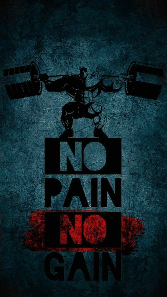 No Pain No Gain Poster No Pain No Gain Shut Up And Train Wall Decal