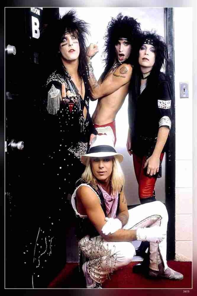 Motley Crue, an American Rock Band, Nikki Sixx, Tommy Lee, Vince Neil, Mick  Mars 12 x 18 inch Poster : : Clothing, Shoes & Accessories