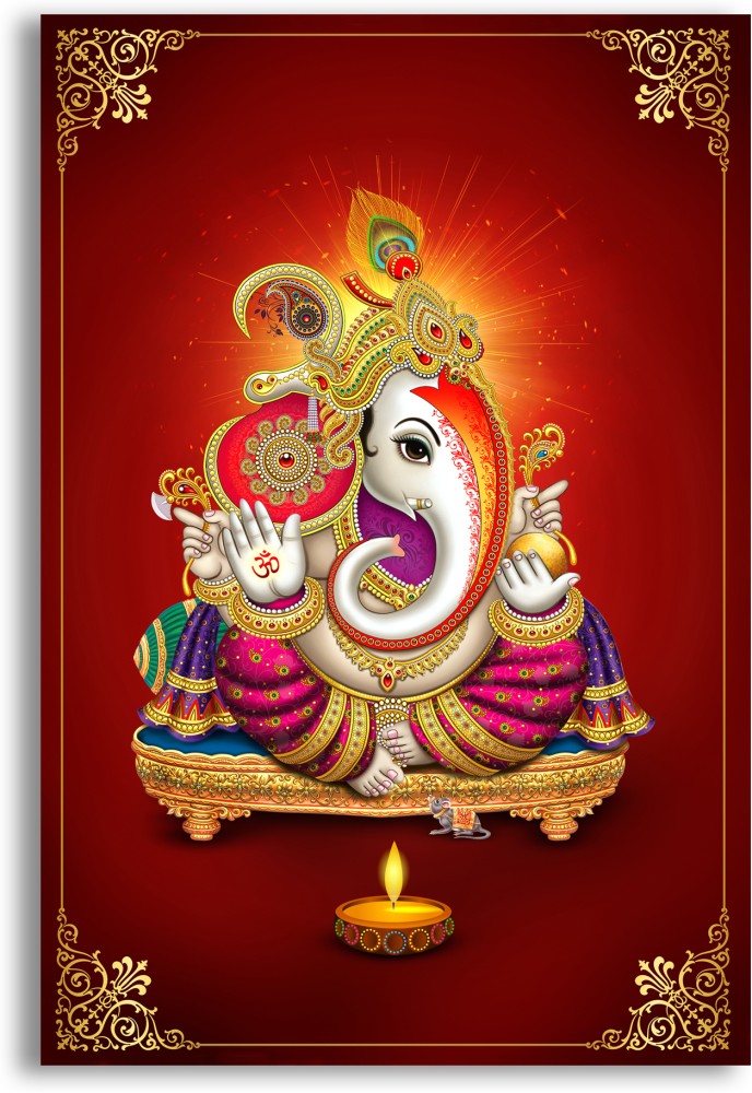Ganesh Chaturthi, Ganesh Art Ganesh Art Graphic by K for Kreative