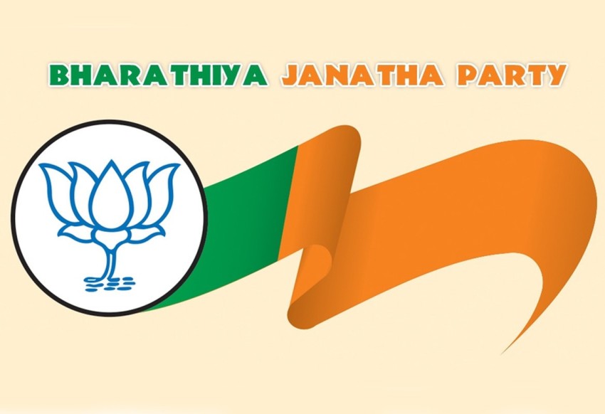 ltm bharatiya janata party (bjp) political logo flag round sticker for car,  bike, home, office etc. (90mm/3.5inch) (pack of 30)- Multi color :  Amazon.in: Car & Motorbike