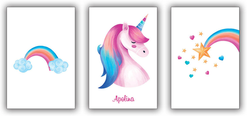Apolina Magical Unicorn Paintings / Posters for girls / Posters 