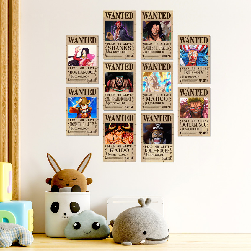 Gold Roger One Piece Wanted Poster | Photographic Print